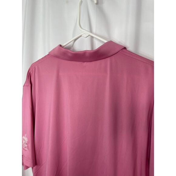 Peter Millar polo golf shirt SUMMER COMFORT men's extra large XL pink RICHLAND - Picture 5 of 16